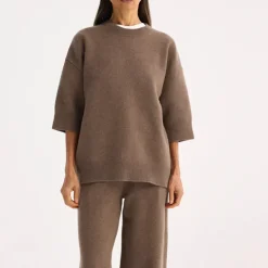 Women ROHE - Top Kintted - Taupe