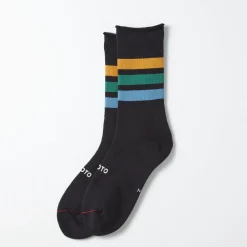 Women ROTOTO - Chaussettes 3 bandes - Jaune/Vert/Bleu