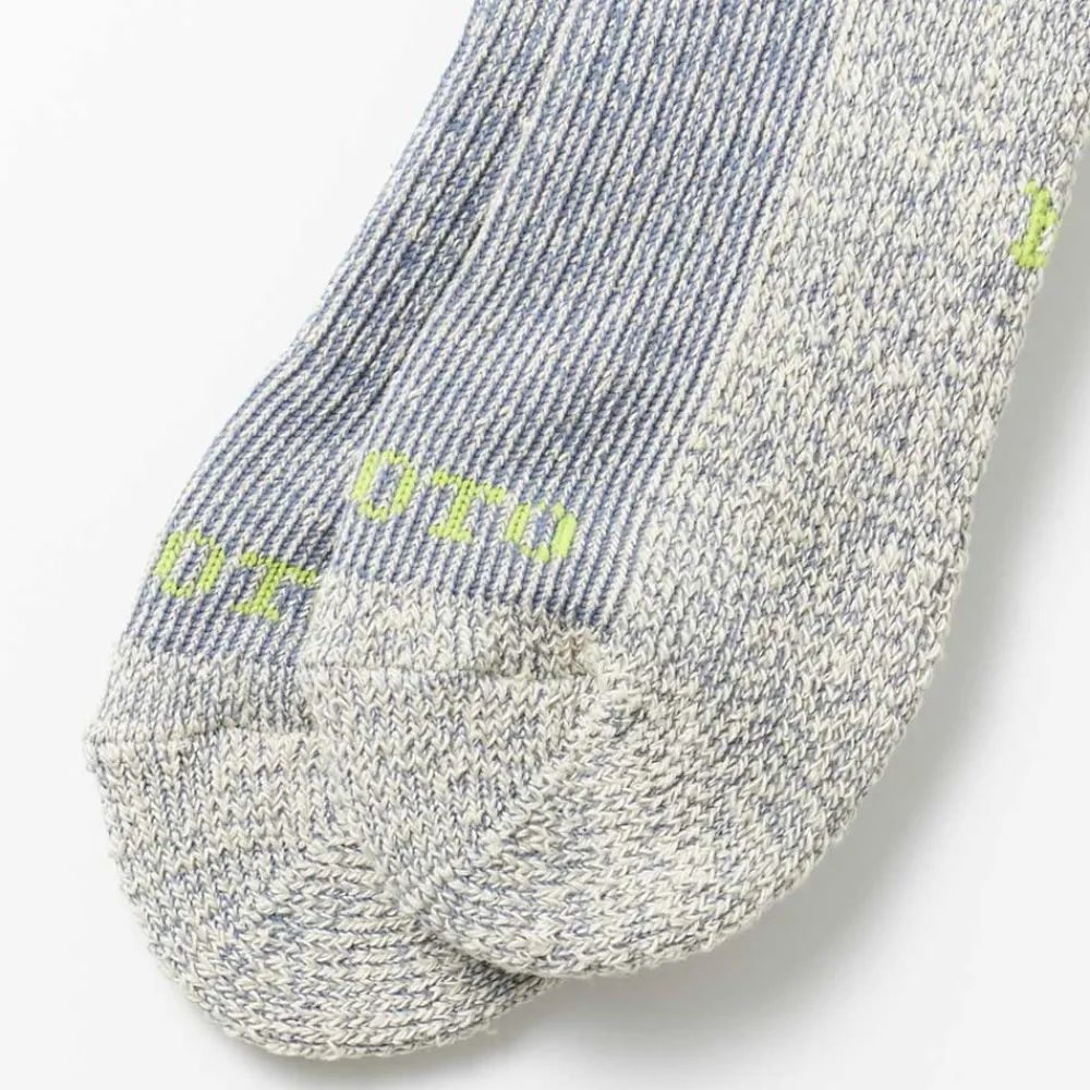 Women Rototo - Chaussettes courtes chinées - Bleu