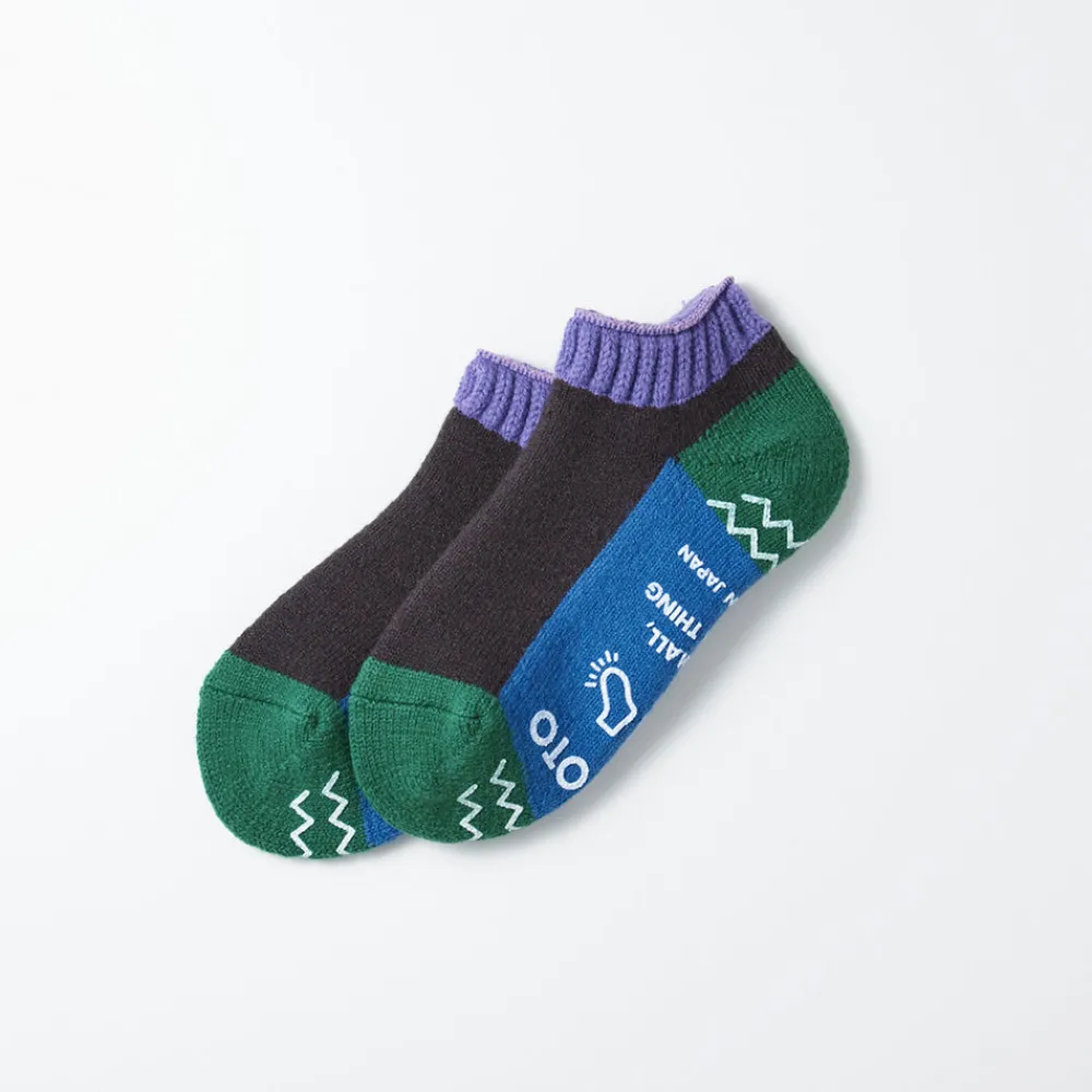 Women ROTOTO - Chaussettes Multi - Violet/Charbon