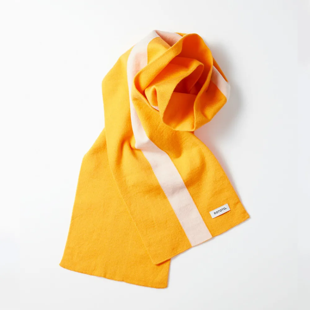 Women ROTOTO - Echarpe Schoolboy - Jaune