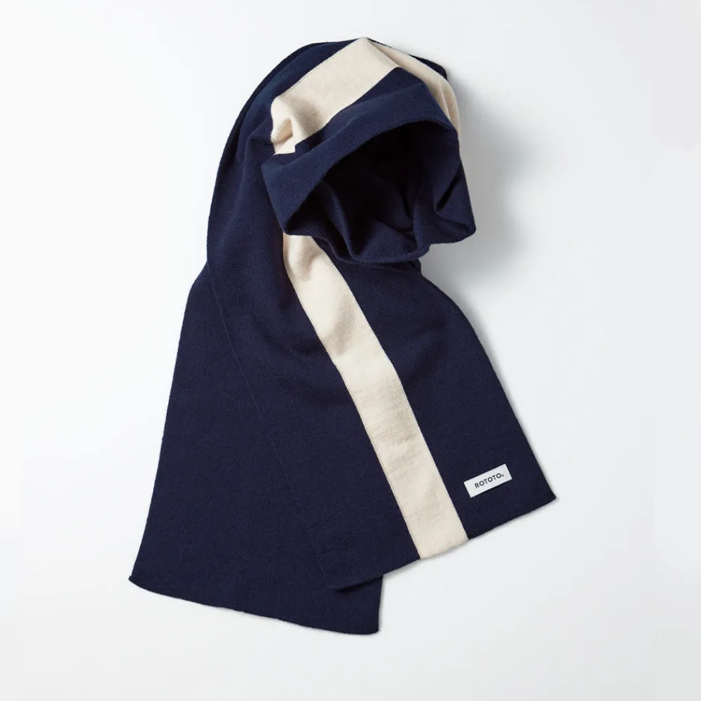Women ROTOTO - Echarpe Schoolboy - Marine