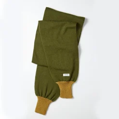 Women ROTOTO - Echarpe Sleeve - Olive/Jaune