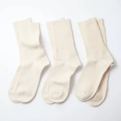 Women ROTOTO - Pack 3 chaussettes - Ecru
