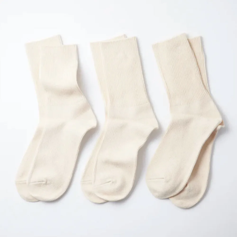 Women ROTOTO - Pack 3 chaussettes - Ecru