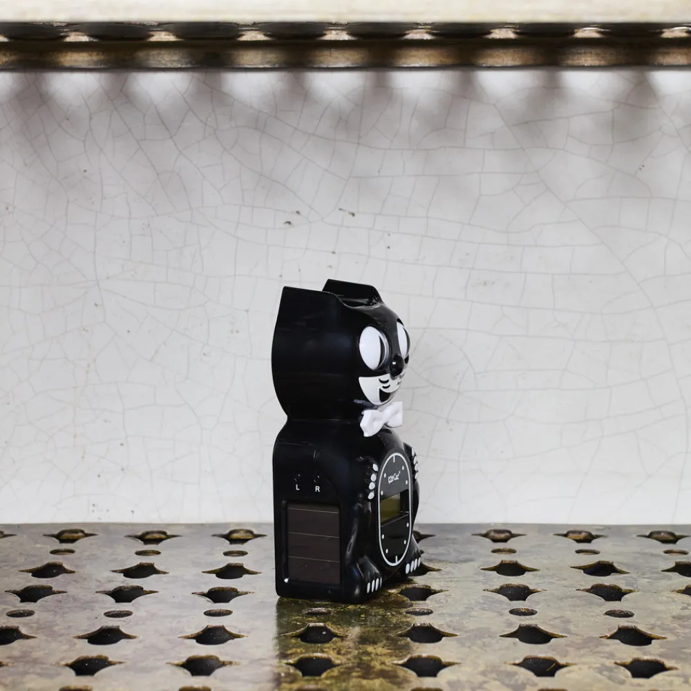 1786 KIT CAT KLOCK Réveil Kit Cat - Noir