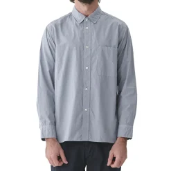 Sage de Cret - Chemise Broadcloth - Bleu