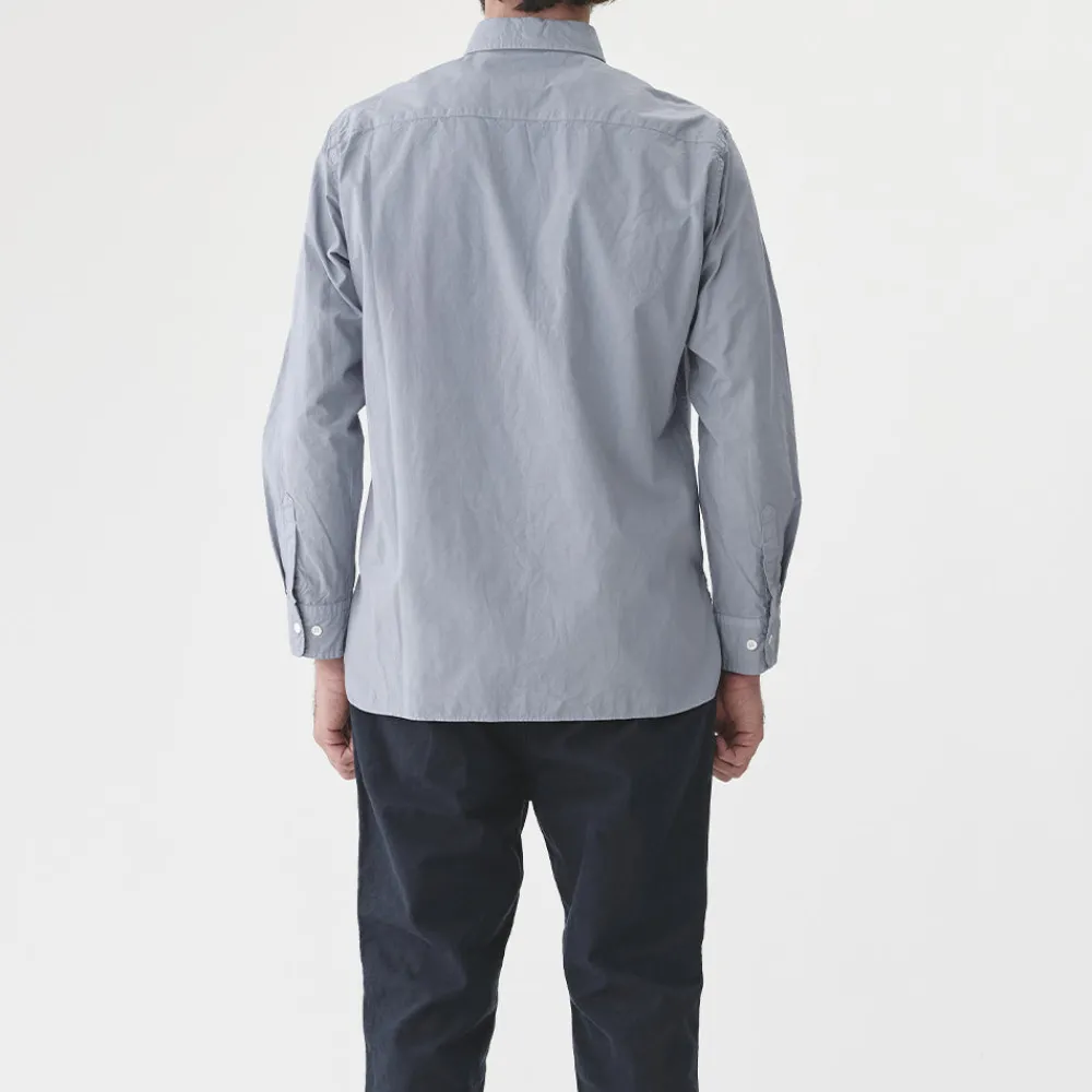 Sage de Cret - Chemise Broadcloth - Bleu