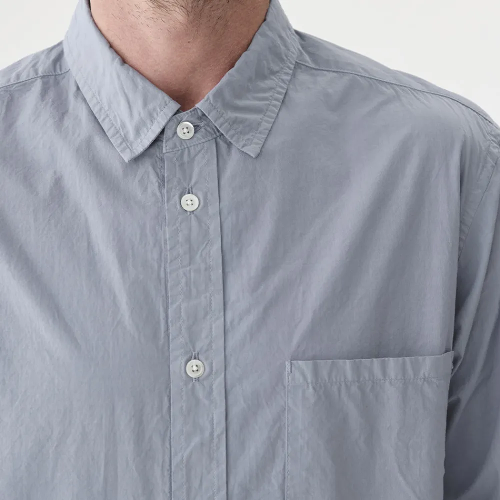 Sage de Cret - Chemise Broadcloth - Bleu