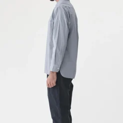 Sage de Cret - Chemise Broadcloth - Bleu