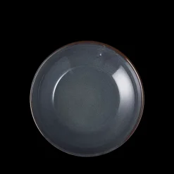 MERCI Saladier en grès émaillé Jaspe - Bleu