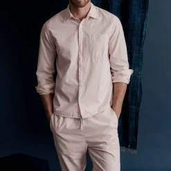 Save Khaki United - Chemise en Poplin - Rose
