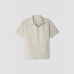 Save Khaki United - Chemise manches courtes - Ecru