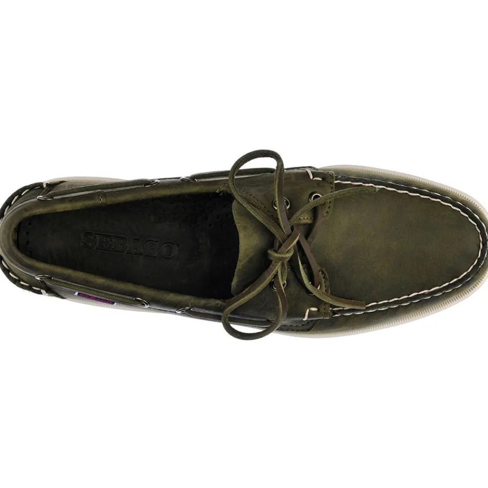 SEBAGO - Mocassins Portland Docksides - Militaire