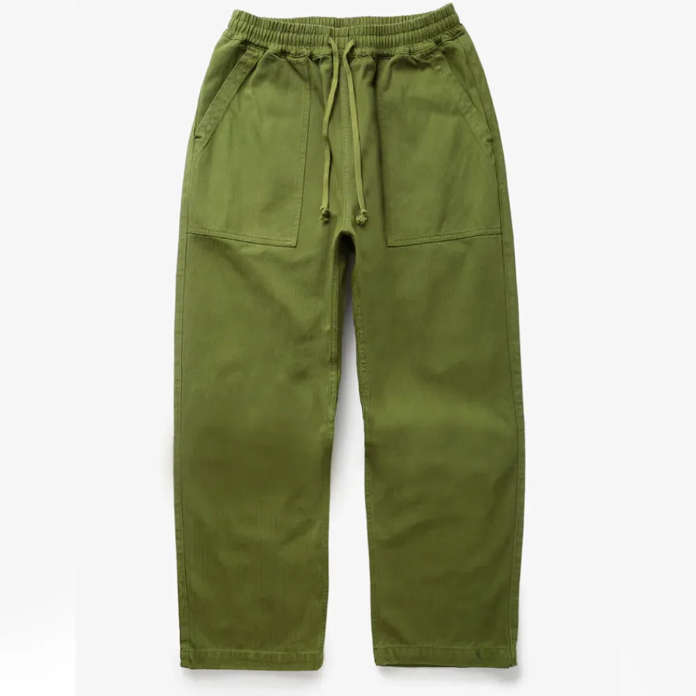 SERVICE WORKS - Pantalon à chevrons - Pesto