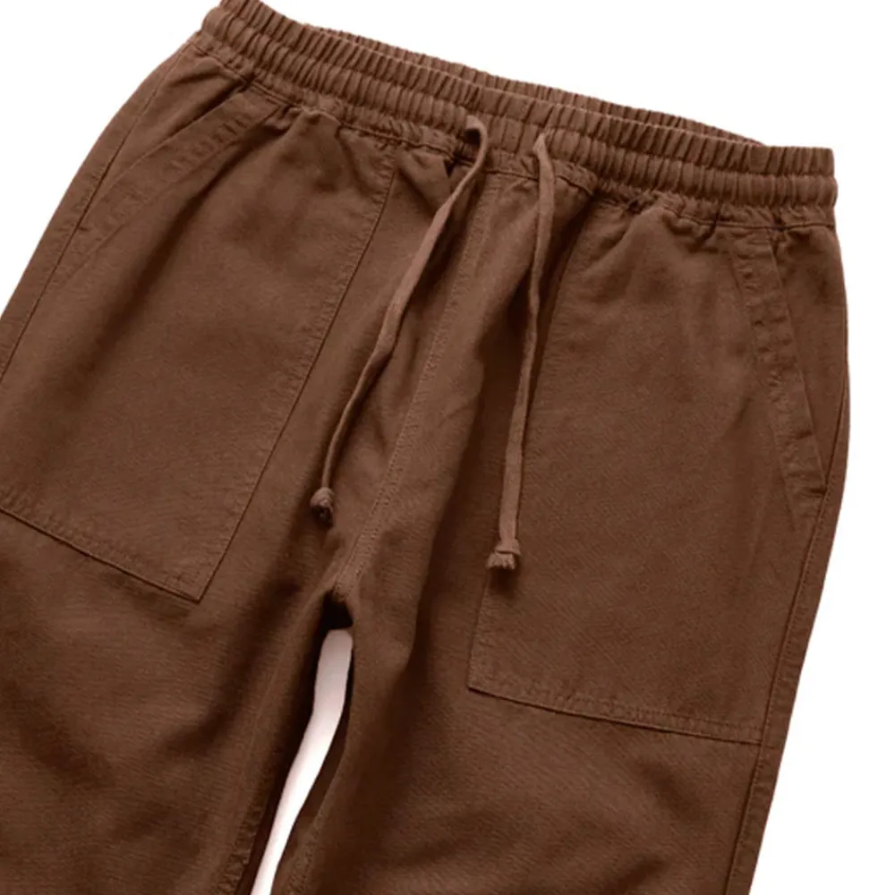 SERVICE WORKS - Pantalon Chef Canvas - Marron
