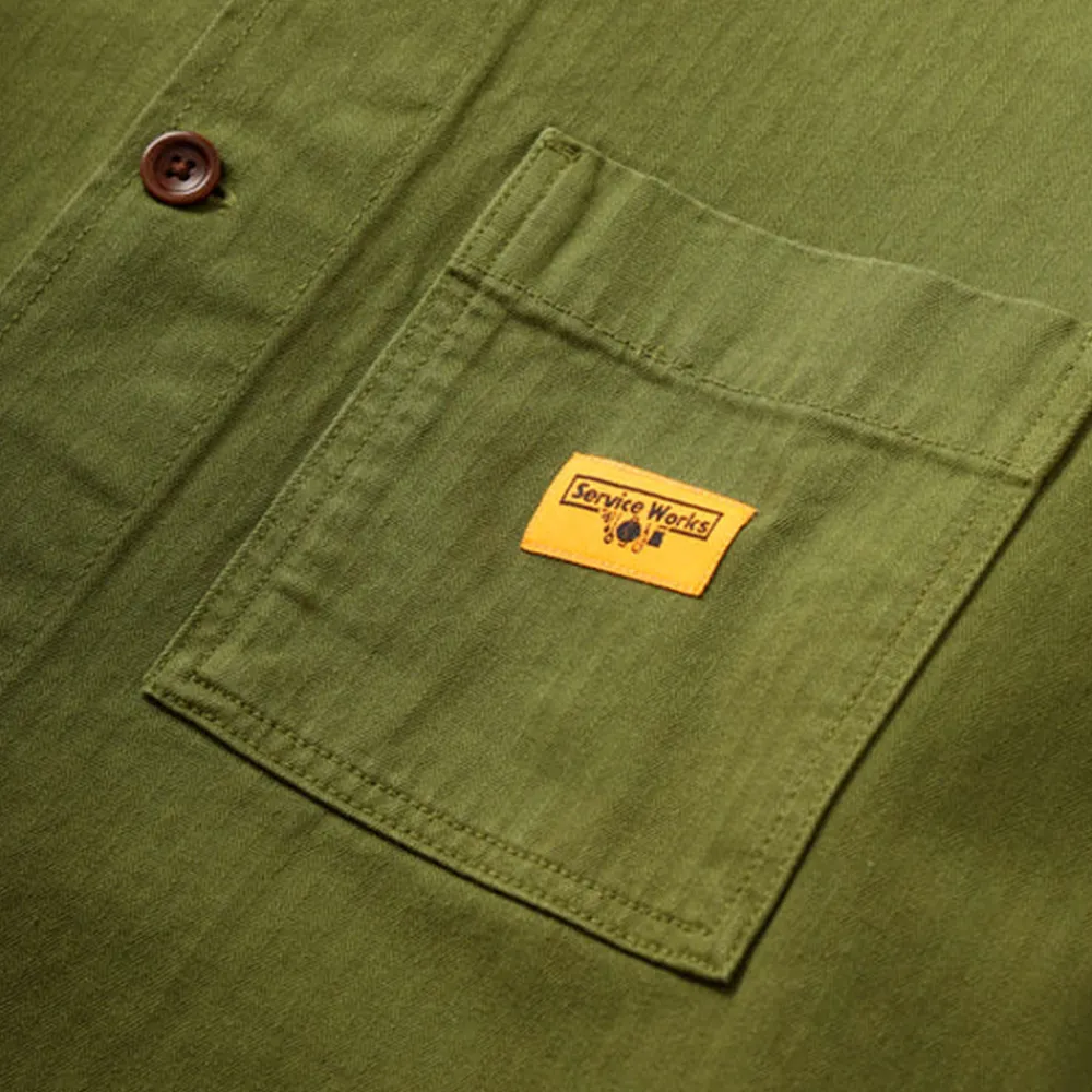 SERVICE WORKS - Veste à chevrons - Pesto