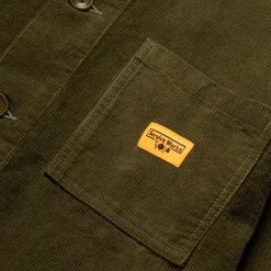 SERVICE WORKS - Veste en velours - Olive
