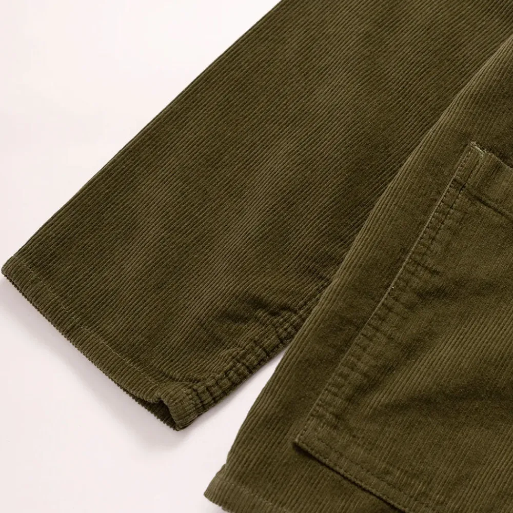 SERVICE WORKS - Veste en velours - Olive