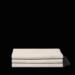 200 LINTEX Serviette de bain en lin - Nid d'abeille - Pierre