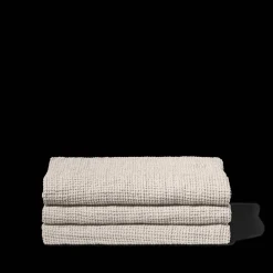 200 LINTEX Serviette de bain en lin - Waffle - Pierre
