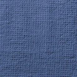 200 LINTEX Serviette de bain en lin - Nid d'abeille - Bleu Paros
