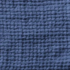 200 LINTEX Serviette de bain en lin - Waffle - Bleu Paros