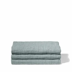 200 LINTEX Serviette de bain en lin - Waffle - Gris Vésuve