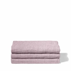 200 LINTEX Serviette de bain en lin - Waffle - Parme Fuji Iro