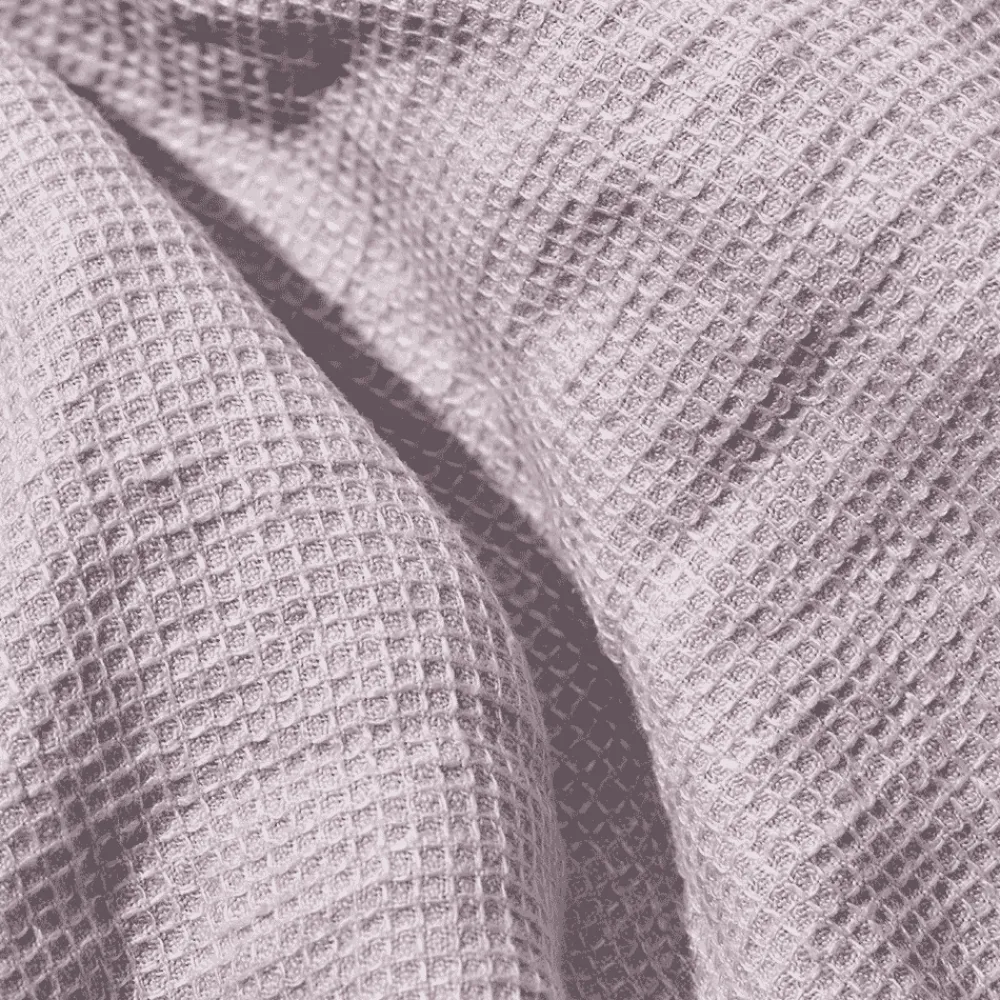 200 LINTEX Serviette de bain en lin - Nid d'abeille - Parme Fuji Iro