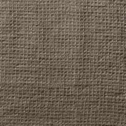 200 LINTEX Serviette de bain en lin - Nid d'abeille - Brun Cha Iro