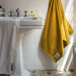2100 GAZEX Serviette de bain en éponge - Vert du Péloponnèse