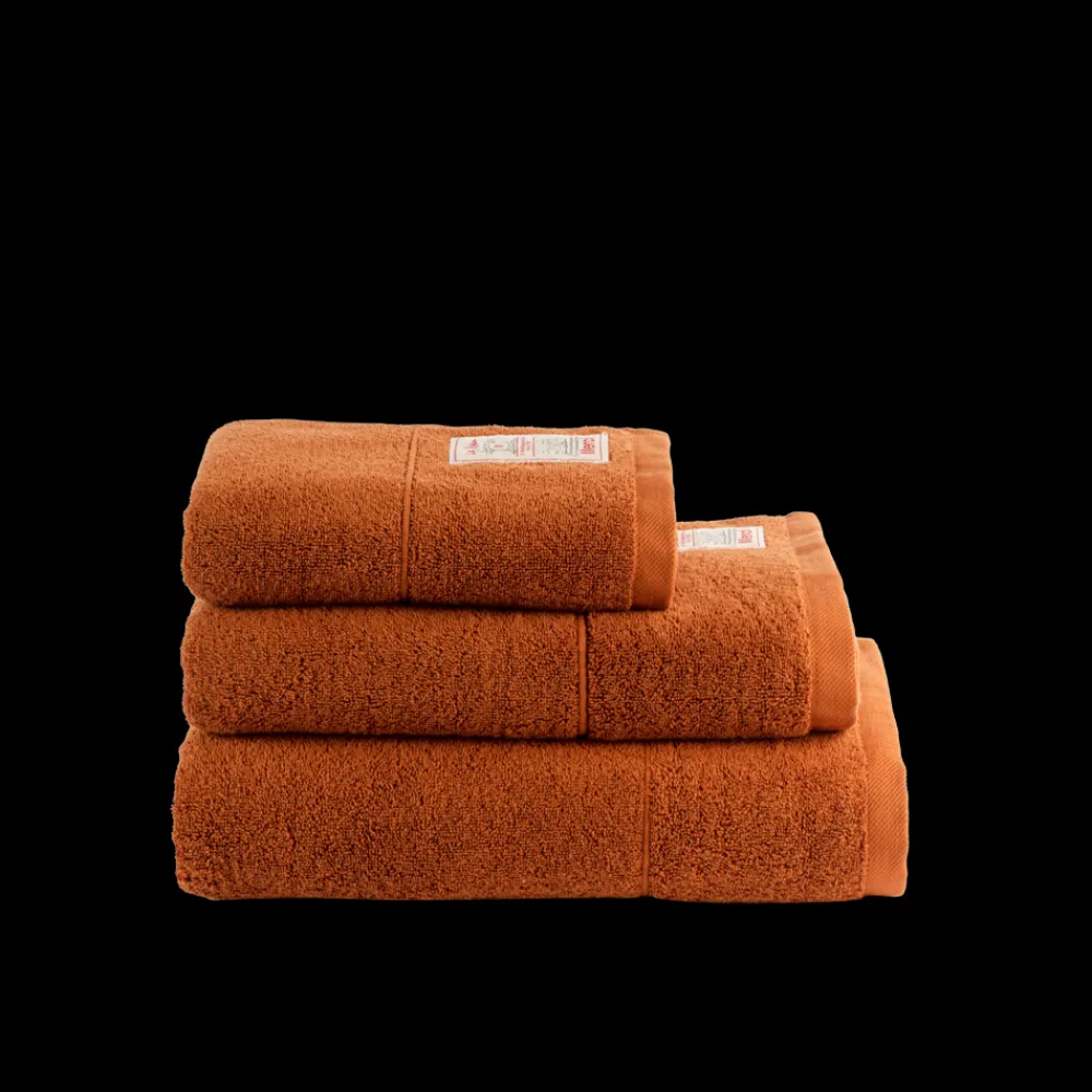 2100 GAZEX Serviette de bain en éponge - Brique de Sienne