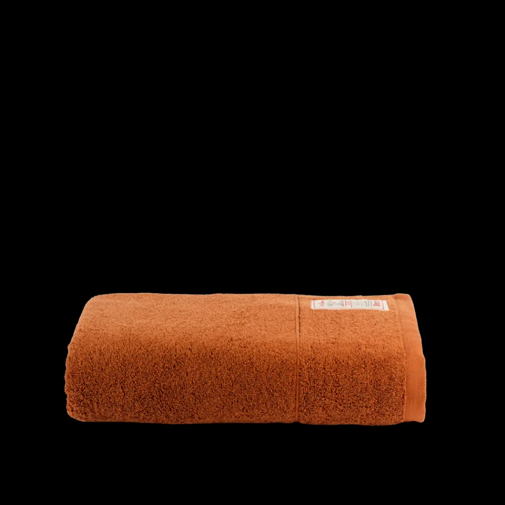 2100 GAZEX Serviette de bain en éponge - Brique de Sienne