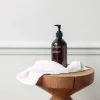 200 LINTEX Serviette de bain invité en lin - Nid d'abeille - Blanc Optique