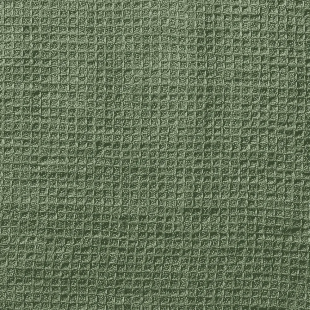 200 LINTEX Serviette de bain invité en lin - Nid d'abeille - Vert d'Anduze