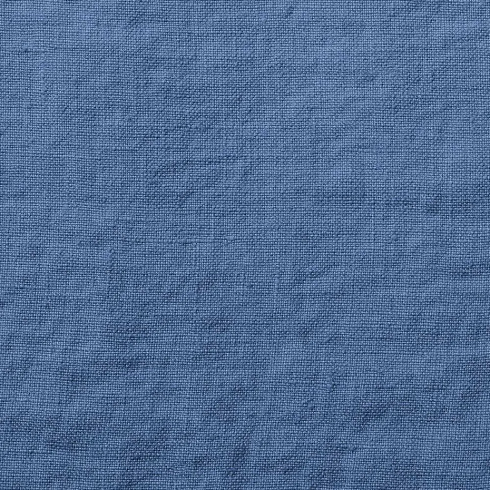 200 LINTEX Serviette de table en lin lavé - Bleu Paros
