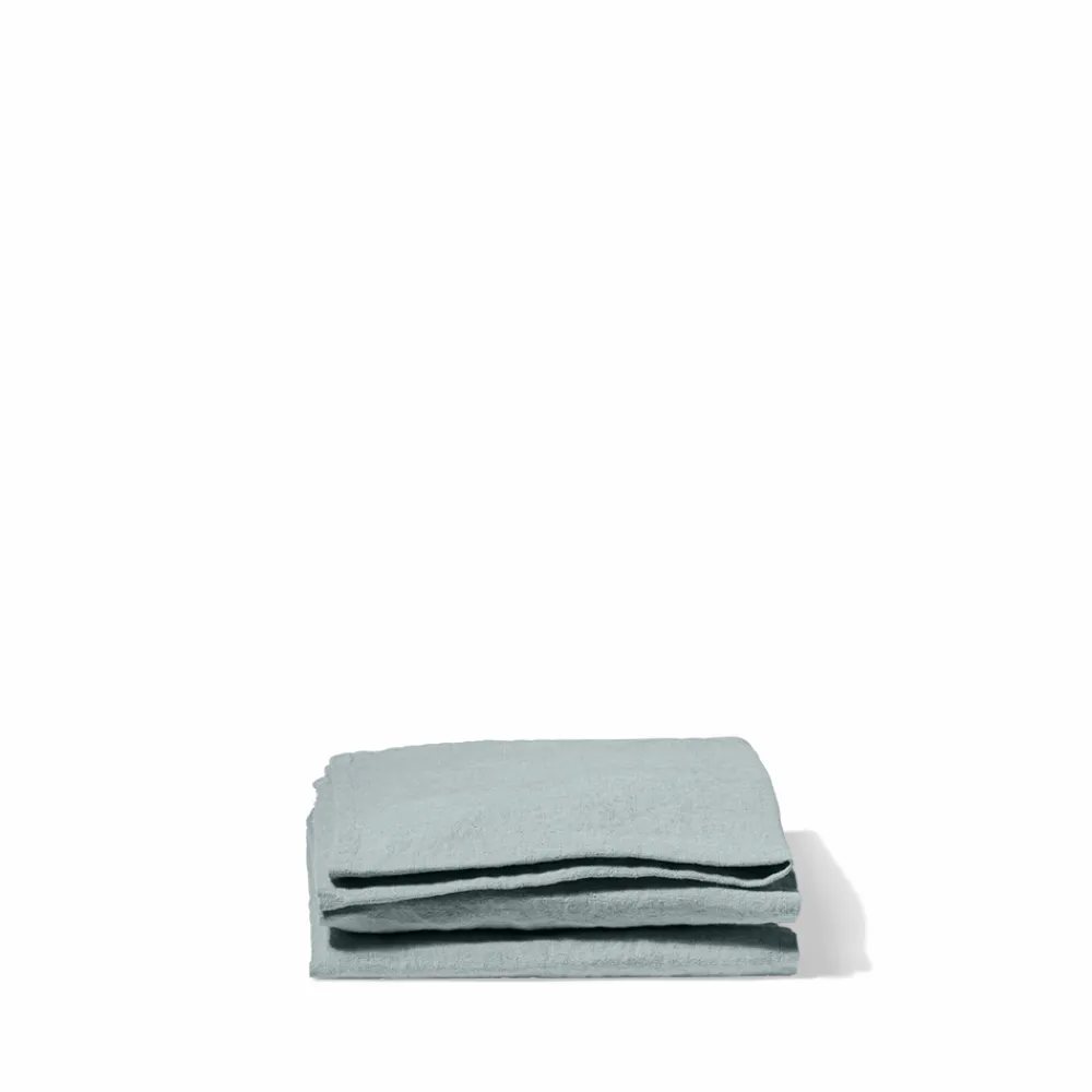 200 LINTEX Serviette de table en lin lavé - Gris Vésuve