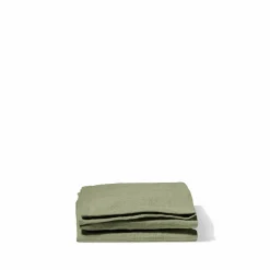 200 LINTEX Serviette de table en lin lavé - Vert Komorebi