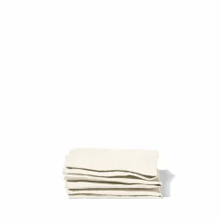 200 LINTEX Serviette de table en lin lavé - Blanc Gres