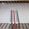 208 HAY Set de 4 bougies Geometry - Clair