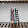 208 HAY Set de 4 bougies Geometry - Marron