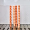 1017 SLS AGENCY Set de bougie Taper - Orange & Peach
