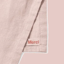 200 LINTEX Set de table en lin lavé - Beige Rosé