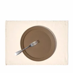200 LINTEX Set de table en lin lavé - Blanc de Ceruse