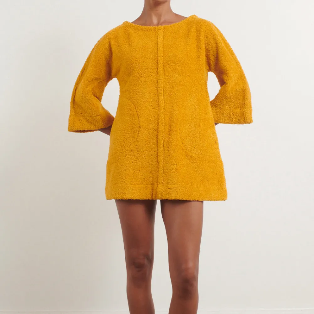 Women Simone Fan - Robe The Mini Dress - Jaune