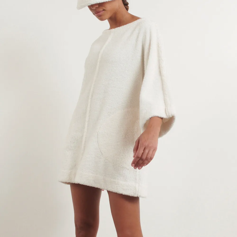 Women Simone Fan - Robe The Mini Dress - Ecru