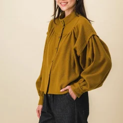 Women SIX SŒURS SIXSOEURS - Blouse Arlette - Marron