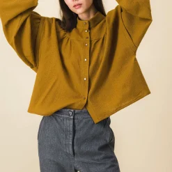 Women SIX SŒURS SIXSOEURS - Blouse Arlette - Marron