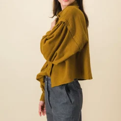 Women SIX SŒURS SIXSOEURS - Blouse Arlette - Marron
